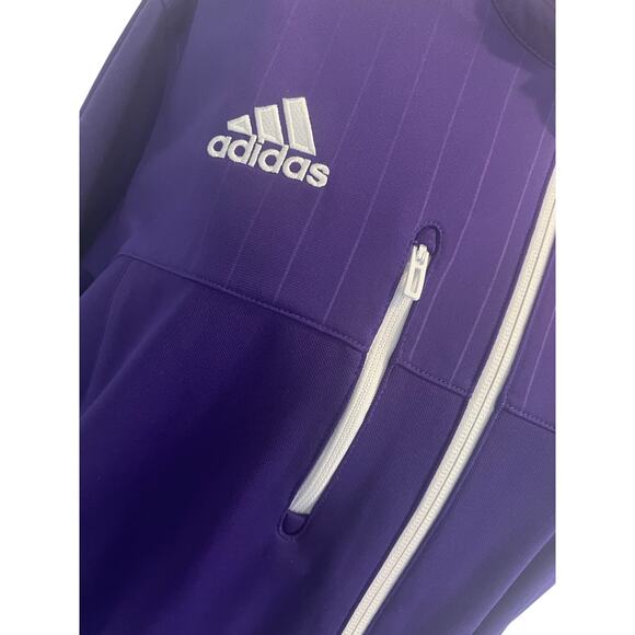 2014 ADIDAS TRACK JACKET ORLANDO CITY SOCCER TEAM SZ XL PURPLE/WHITE COLLECTIBLE - Picture 15 of 16